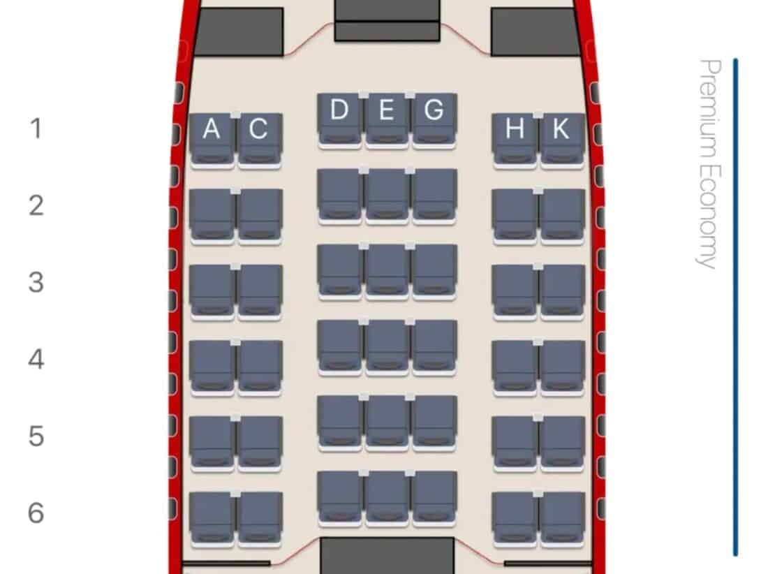 Air Greenland A330neo seat map