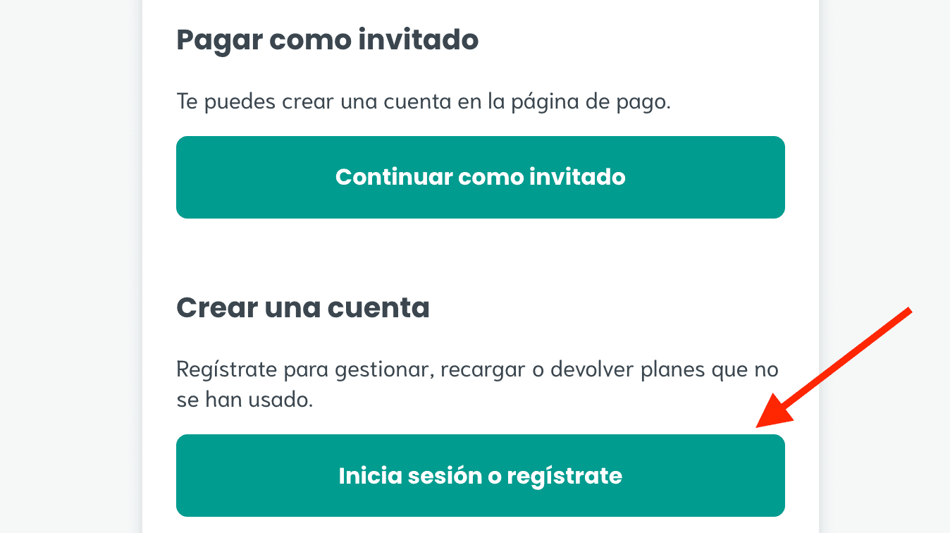 Sim Local registrarse