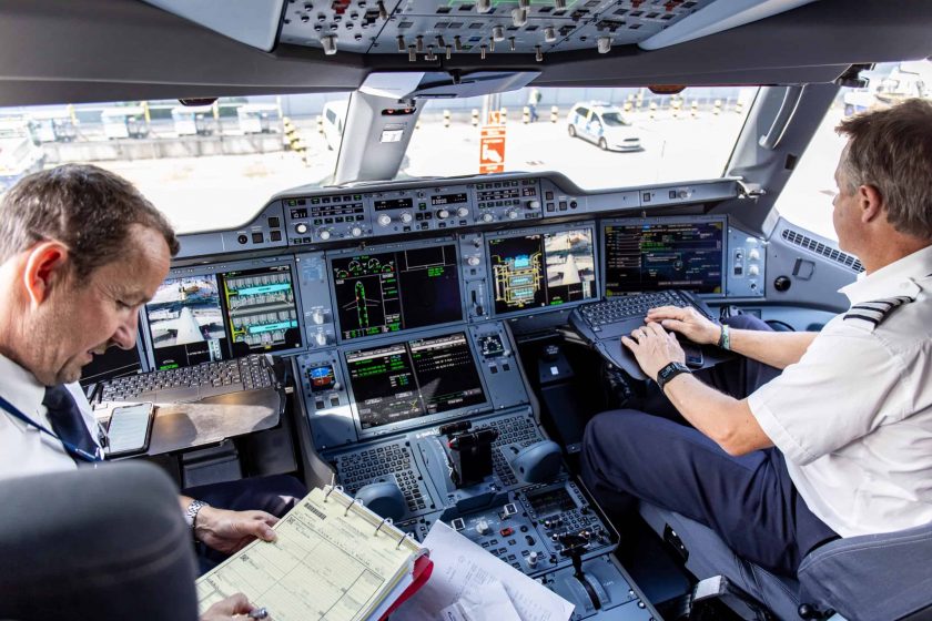 British Airways Airbus A350 1000 Cockpit