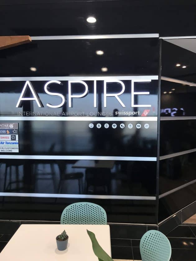 SWISS Business Class Review Aspire Lounge 1