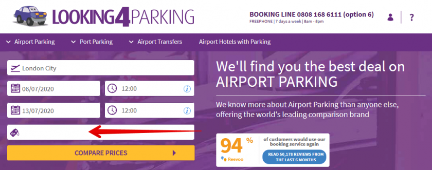 looking4park coupon I 1